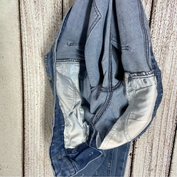 Talbots Jeans Womens Size 8P Ankle High Rise Straight Leg Stretch Anchor… - Picture 11 of 11